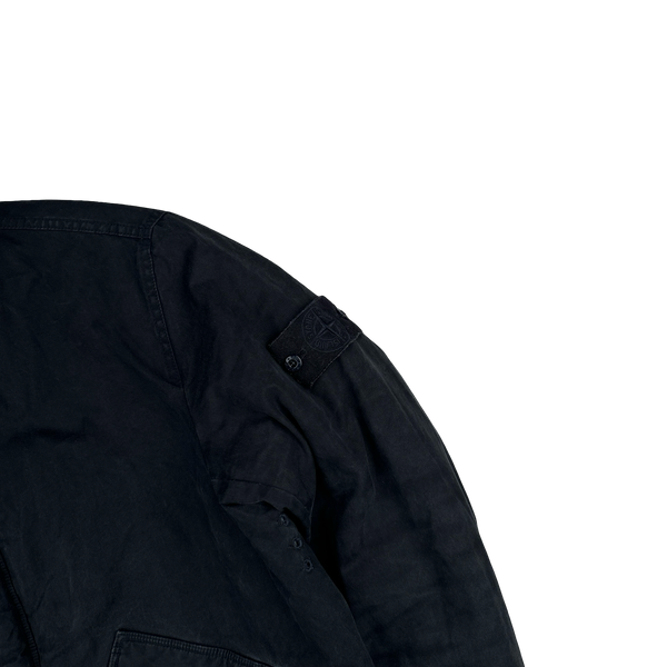 Stone Island 2011 Navy Ghost Piece Ventile Quilted Jacket - XXL