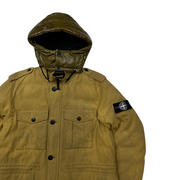 Stone Island 2014 Ice Wool Blend Down Jacket - XL