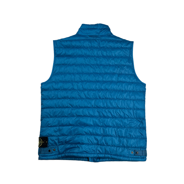 Stone island micro yarn down gilet on sale