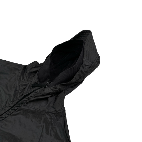 Stone Island 2007 Charcoal Nylon Metal Hooded Velvet Lined Jacket - Large