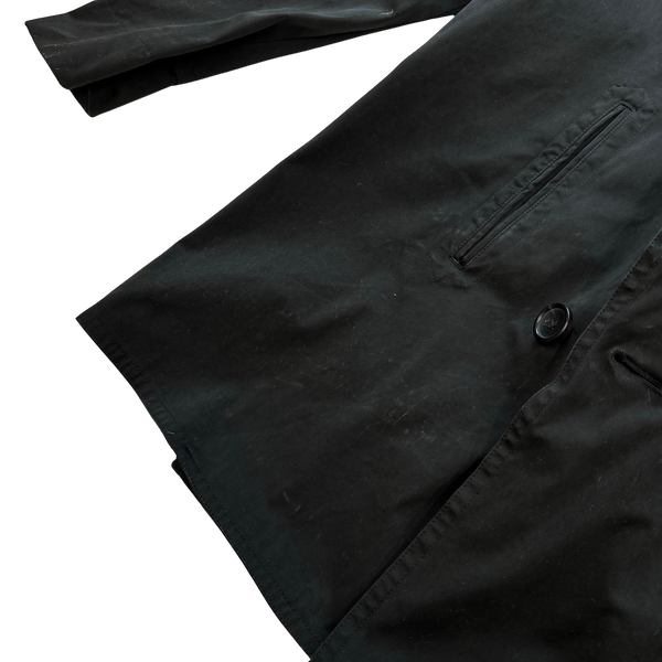 Ten C David TC Double Breasted Pea Coat Waterproof Jacket - Large