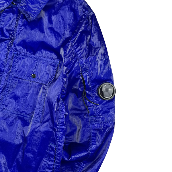 CP Company Blue Lens View Zipped Cristal Overshirt - Medium