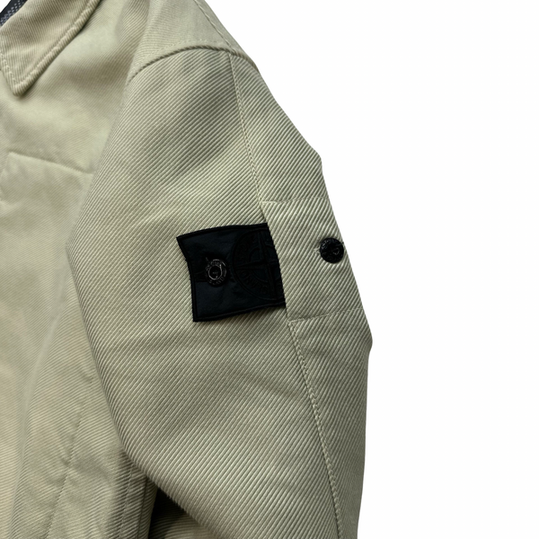 Stone Island 2022 Beige Shadow Project Insulated Coach Jacket - Small - Large