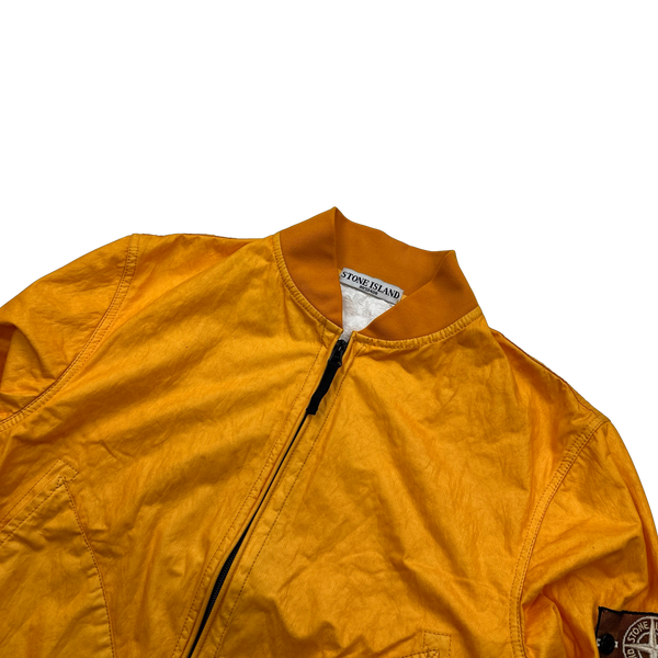 Stone Island 2010 Tyveck Special Edit140n White Mesh Badge Jacket - Medium