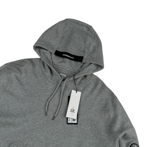 CP Company Grey Cotton Lens Viewer Hoodie - XL - XXL - 3XL