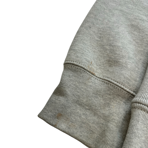 Ralph Lauren Charcoal Grey Zipped Hoodie - Medium