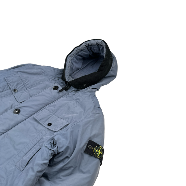 Stone Island Lilac 2019 Micro Reps Primaloft Parka Jacket - Medium