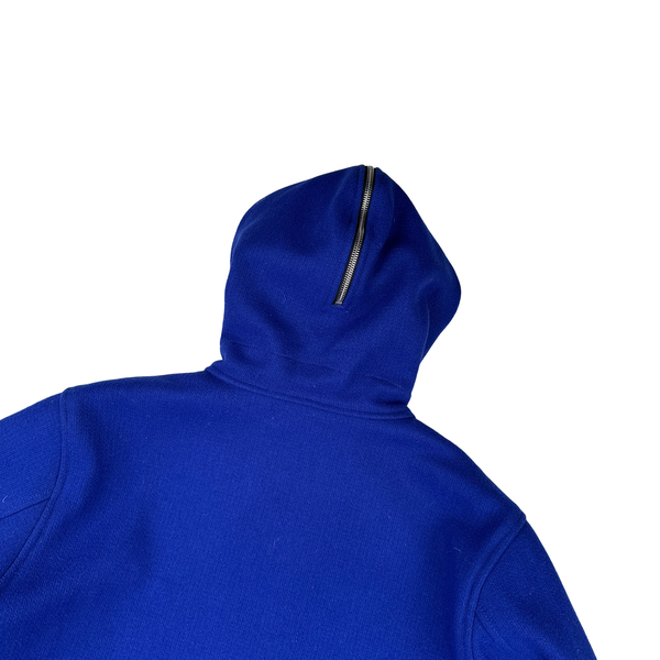 Stone Island 2021 Electric Blue Panno Speciale Wool Jacket - Medium