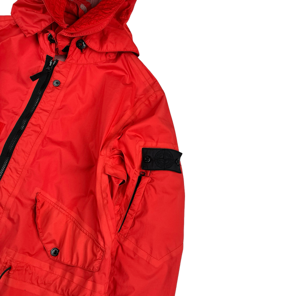 Stone Island 2015 Red Shadow Project Pulver R 3L Fishtail Parka Jacket - Medium