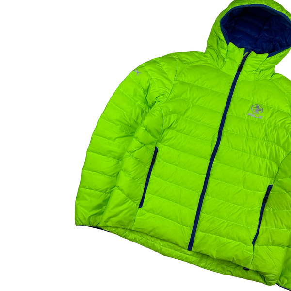 Ralph Lauren Performance Neon Green Down Filled Puffer Jacket - Large