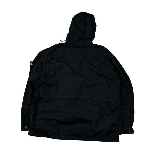 Stone Island 2016 Black Thick Cotton Hooded Smock - Medium