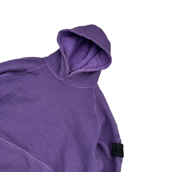 Stone Island 2021 Purple Wool Shadow Project Hoodie - XL
