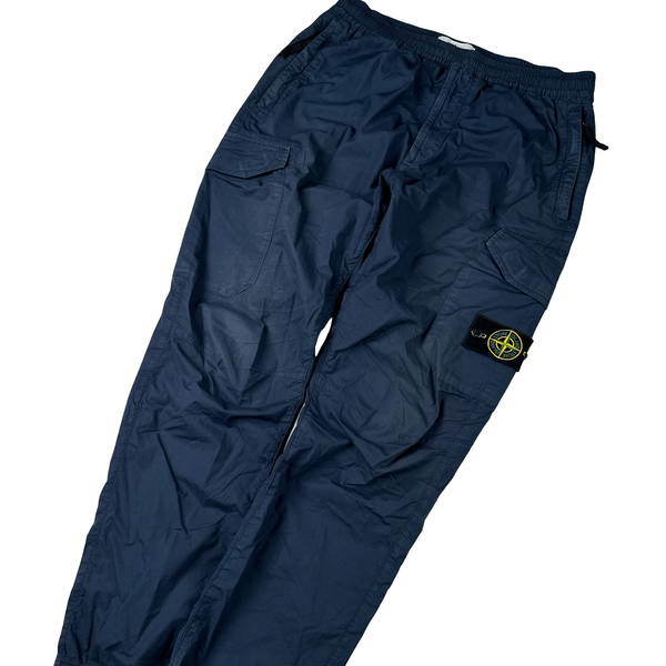 Stone Island 2020 RE T Navy Cargo Trousers - 32"