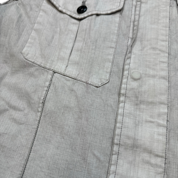 Stone Island 2006 Laminated Cotton Overshirt - XL