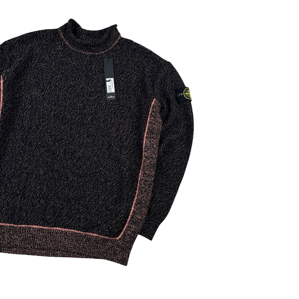 Stone Island 2023 Mock Neck Knit Jumper - Large