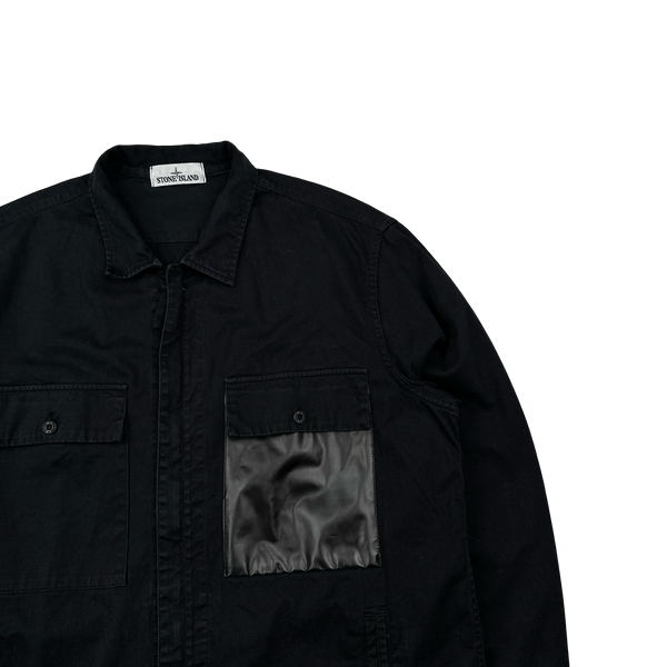 Stone Island 2015 Black Marina Denim Overshirt - XXL