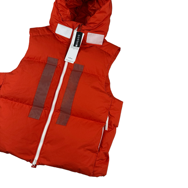 Stone Island 2023 Marina Rubber Wax Poplin Down Gilet - XL