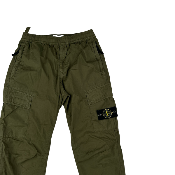 Stone Island 2019 RE-T Khaki Cotton Cargos - 30"