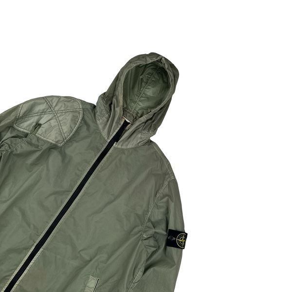 Stone Island 2019 Lamy Velour Parka Jacket - Large