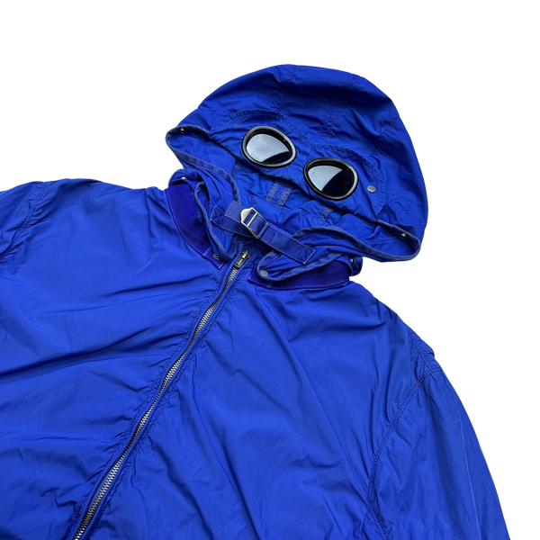 CP Company 2009 Blue Nylon Goggle Jacket - XXL