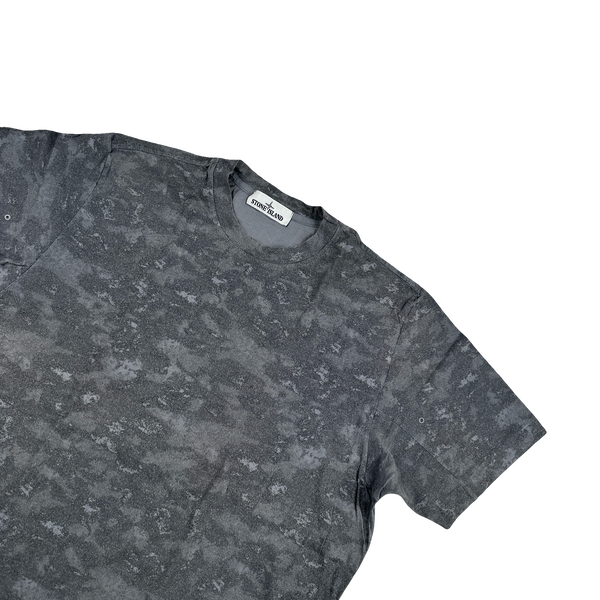 Stone Island 2016 Grey Camo Cotton T Shirt - XL
