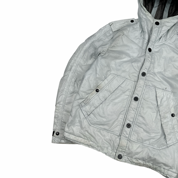 Stone Island 2011 White Tyveck Mesh Lined Jacket - Medium