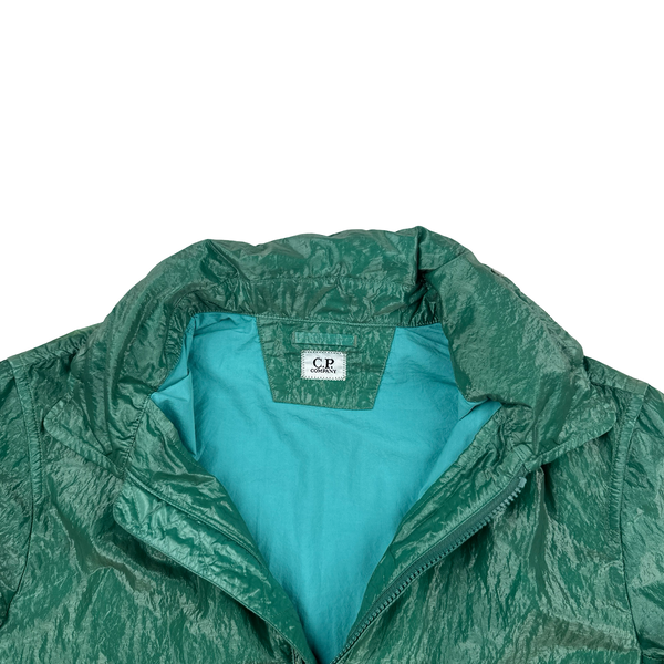 CP Company Turquoise Garment Dyed Nylon Kan D Shell Jacket - Small