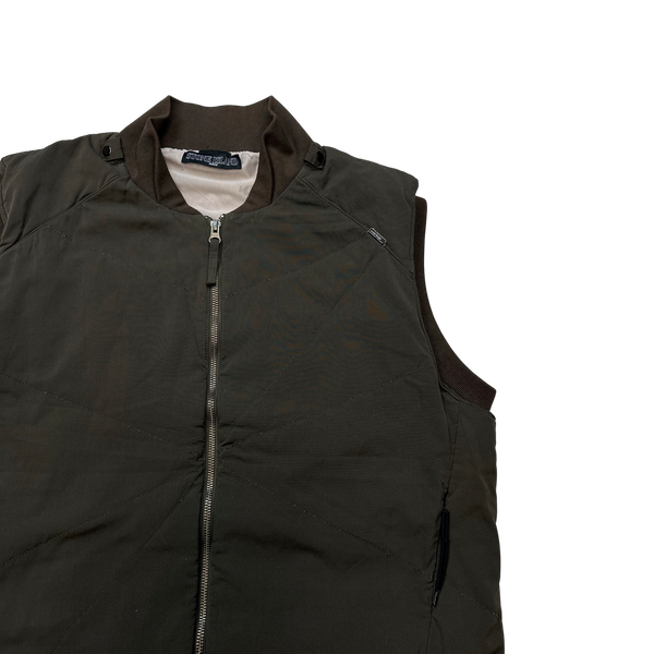 Stone Island 2012 Shadow Project Brown Quilted Gilet - XXL