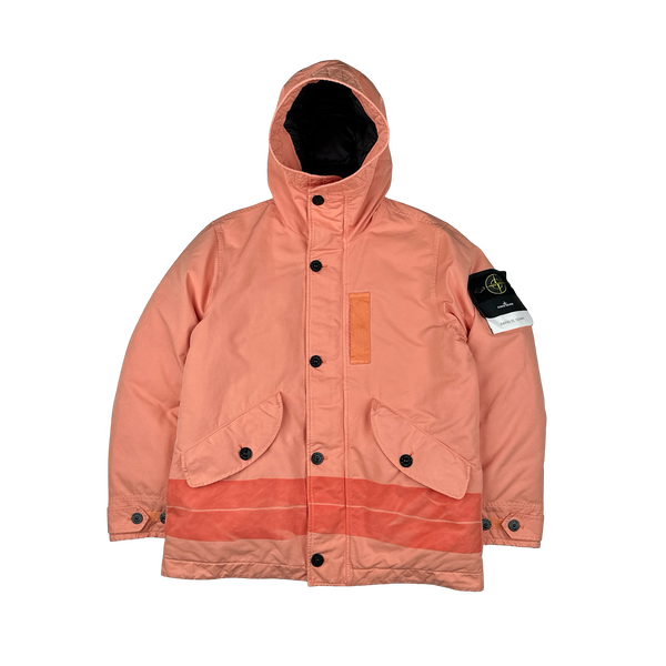 Stone Island 2022 Peach David TC Down Puffer Jacket - Large