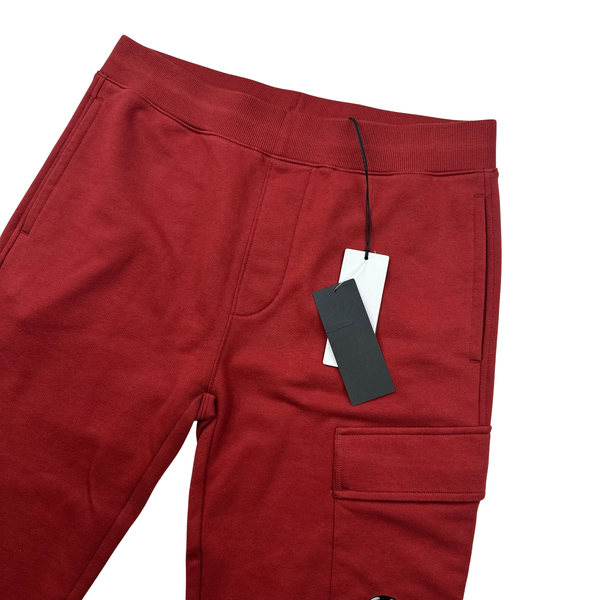 CP Company Burgundy Cotton Tracksuit Set - Medium