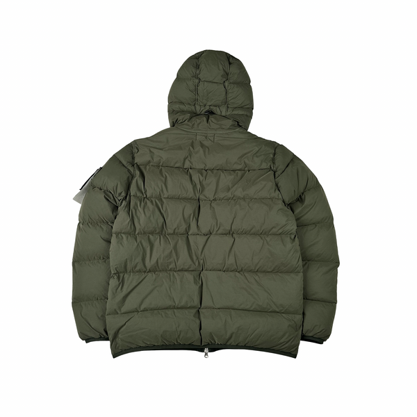 Stone Island 2024 Green Seamless Tunnel Nylon Down TC Jacket - Small
