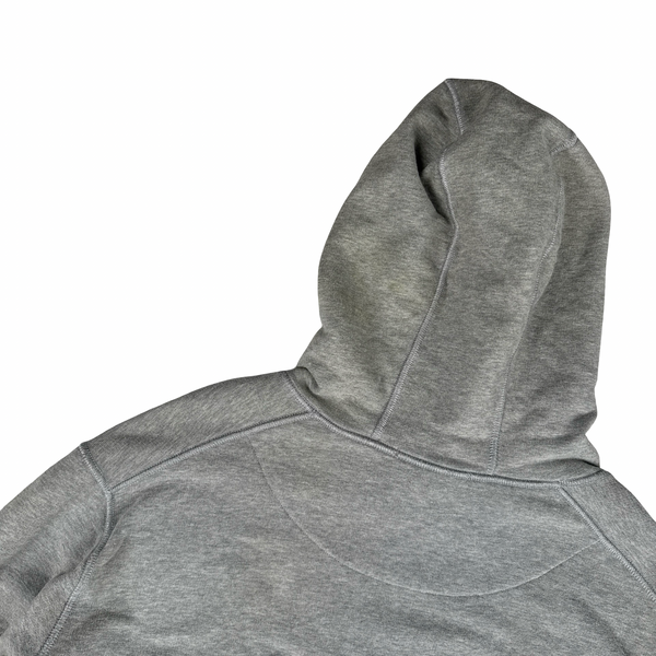 Stone Island 2022 Grey Pullover Cotton Hoodie - XXL