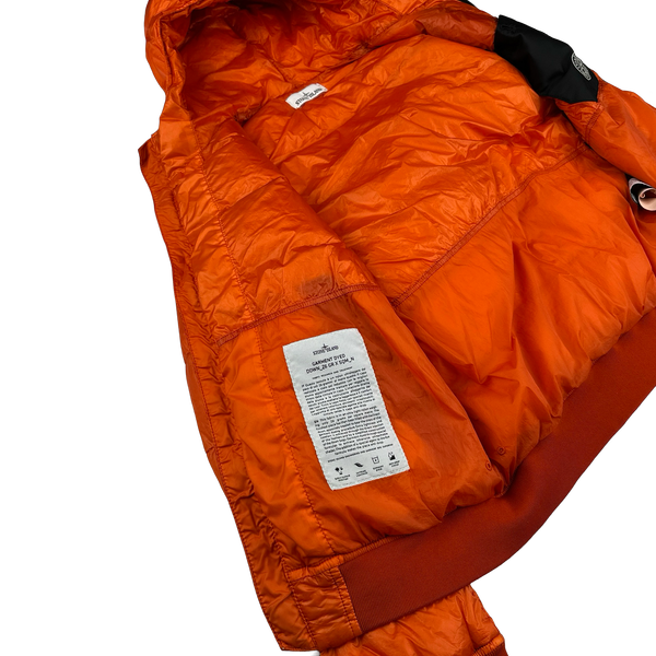 Stone Island 2015 Red Garment Dyed Puffer Jacket - Medium