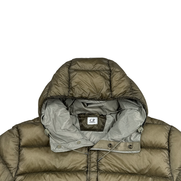 CP Company Umber Down Filled DD Shell Liner Puffer Jacket - Large
