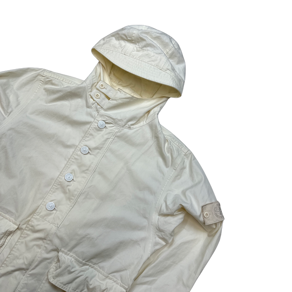 Stone Island 2012 White Ghost Ventile Jacket - Small
