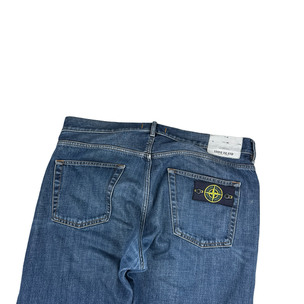 Stone Island 2013 Mid Blue Denim Type Re Fit Jeans - 36”