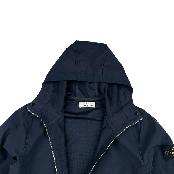 Stone Island 2018 Navy Light Soft Shell R Jacket - Small