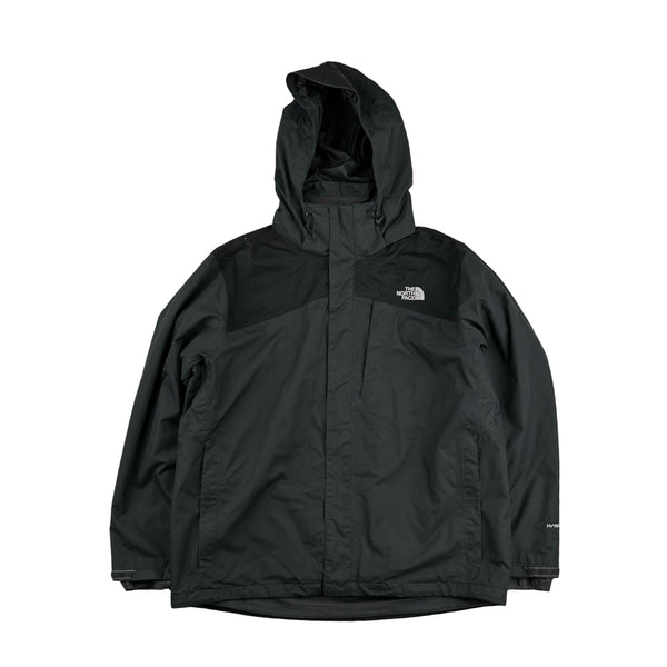 North Face Grey Dual Layer 3 in 1 HyVent Rain Jacket - XL