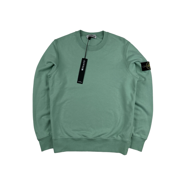 Stone Island 2024 Mint Green Crewneck Jumper Small