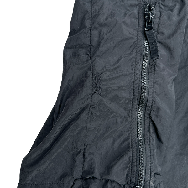 Stone Island 2018 Black Nylon Metal Smock - Small