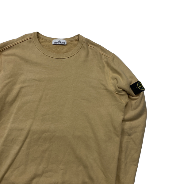 Stone Island 2019 Peach Cotton Crewneck Sweatshirt - XL