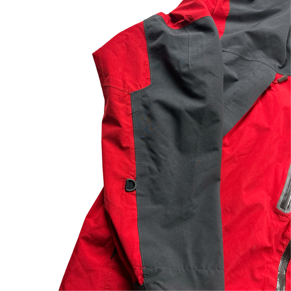 North Face Red Colour Block Summit Series Gore Tex Jacket - Large