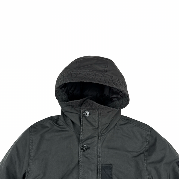 Stone Island 2022 Charcoal David TC Down Puffer Jacket - Medium