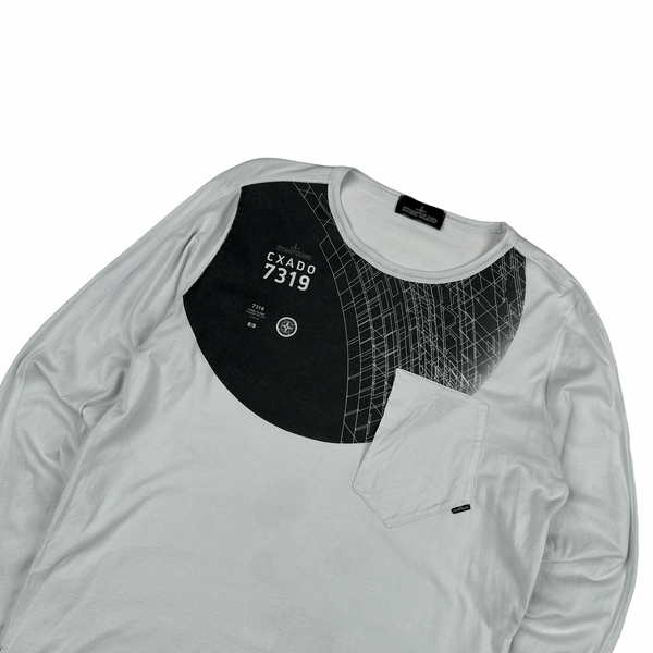 Stone Island 2020 Shadow Project Graphic Long Sleeve T Shirt - Medium