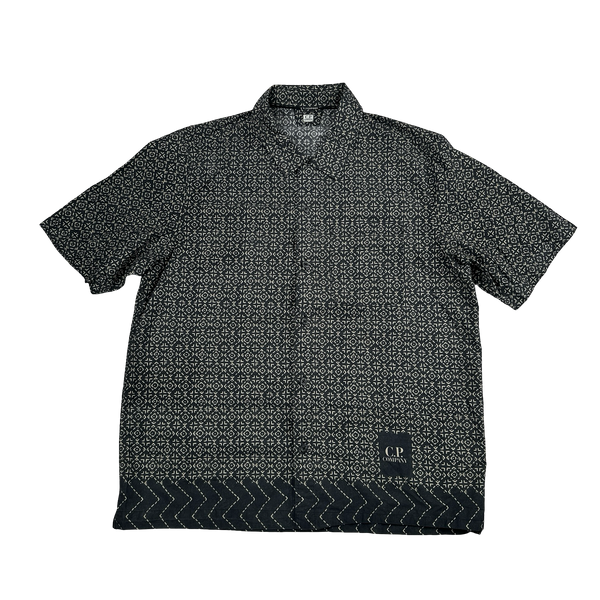 CP Company Patterned Short Sleeved Shirt - XL