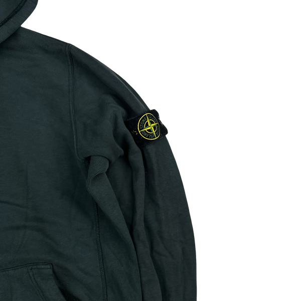 Stone Island 2015 Green Zipped Hoodie - Large