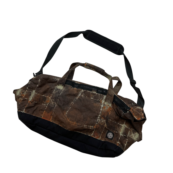 Stone Island 2019 Paintball Camo Cotton Cordura Patch Duffle Bag