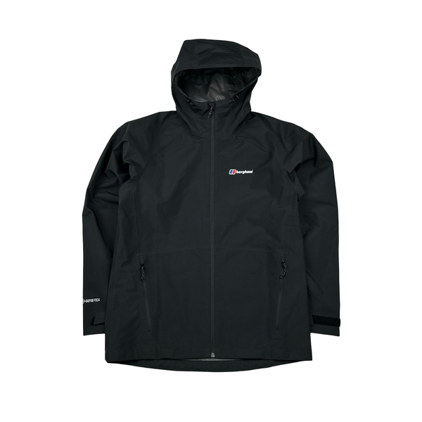 Berghaus Black Gore-tex Lightweight Hooded Raincoat - Small