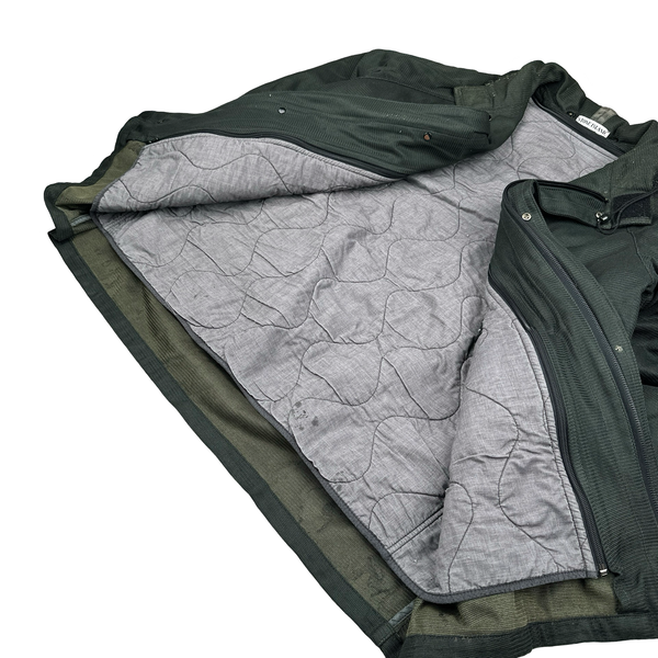 Stone Island Vintage 1996 Green Edge Boxy Fit Mesh Jacket - XXL