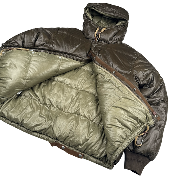 Ralph Lauren Khaki Puffer Thick Down Puffer Jacket - XXL